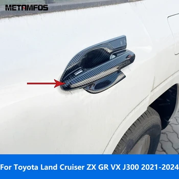 Для Toyota Land Cruiser ZX GR VX J300 2021 2022 2023 2024 Хромированная Боковая Дверная Ручка Накладка Протектор Аксессуары Для Укладки автомобилей