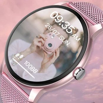 2022 HD Bluetooth Вызов Смарт-часы Женские Пульсометр Монитор артериального давления Умные часы для Android IOS Мужские часы Поддерживают иврит