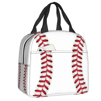 Бейсбольная кружевная сумка для ланча для кемпинга, путешествий, переносной холодильник для пикников, термос для ланча, контейнер для женщин и детей