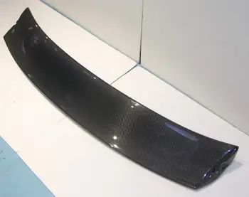 Центральная лопасть заднего спойлера из настоящего углеродного волокна подходит для Honda 2015 Civic Type-R FK2