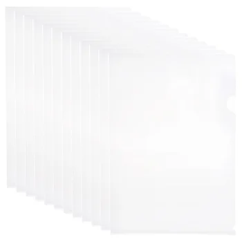 12 Шт Бумажных папок Защитный чехол Папка для файлов Прозрачный пакет для документов формата а4