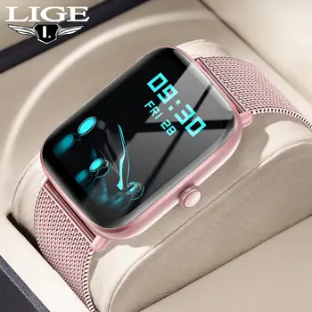 2022 LIGE Смарт-часы Новые Для Женщин С Мониторингом Сердечного Ритма Спортивные Часы IP68 Водонепроницаемые Женские Умные Часы Reloj Inteligente Mujer
