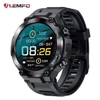 Спортивные смарт-часы на открытом воздухе LEMFO K37 GPS часы для мужчин Smartwatch IP68 водонепроницаемые часы 40 Дней в режиме ожидания Для IOS Android Телефон