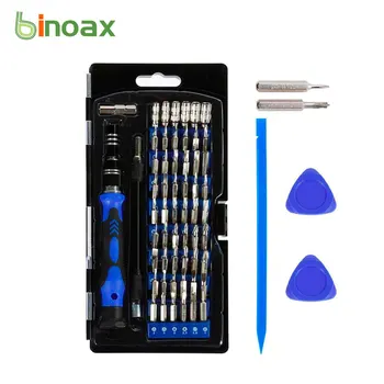 Набор прецизионных отверток Binoax 63 в 1 Магнитный набор для ремонта электроники для iPhone ПК Камера Часы Компьютерные Инструменты Гаечный ключ