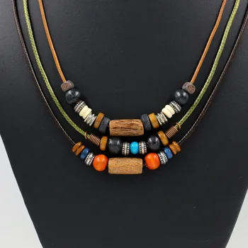 Винтажное ожерелье этнического племени с китайскими элементами Для мужчин и женщин, цепочка для свитера, ожерелье