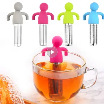 Фильтр для чайника из нержавеющей стали, пищевой силикагель, утечка чая, двуручные вертикальные чайники с ленивым разделением чая