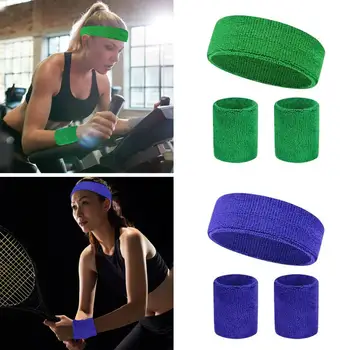 1 комплект повязки для тренировки с оберткой для запястья, мягкая влагоотводящая Дышащая эластичная спортивная повязка для защиты запястья
