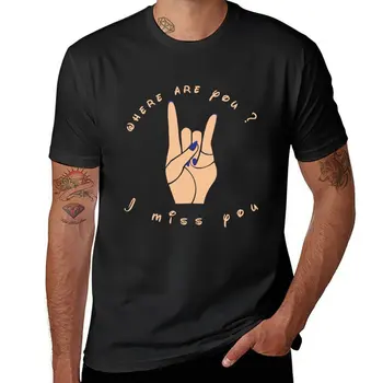 Новая футболка Yo Where are you Rock B-182, эстетичная одежда, графическая футболка, футболки с коротким рукавом, футболки для мужчин из хлопка