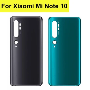 Новинка Для Xiaomi Mi Note 10 Крышка батарейного отсека Задняя Стеклянная дверца Корпуса Для xiaomi note10 Задняя крышка батарейного отсека note10