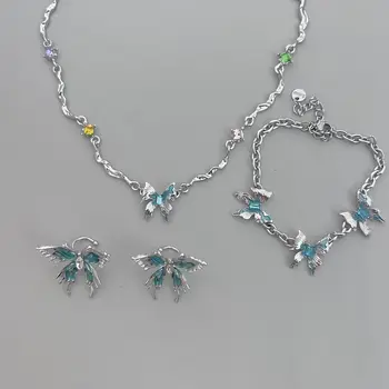 Ожерелье с бахромой и бабочками, Женское меньшинство, Япония И Южная Корея, Мода 2023, Новый Аксессуар, Кольцо, браслет