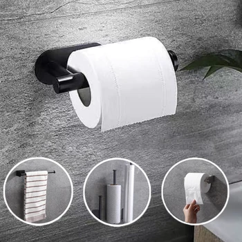Подставка для туалетной бумаги в ванной Комнате Диспенсер для туалетной бумаги Кухонный Держатель для бумажных полотенец Настенная Вешалка для салфеток Вешалка для полотенец