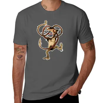Новая футболка с обезьяной Кунг-фу, летние топы, быстросохнущая рубашка, мужские высокие футболки