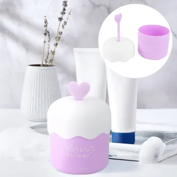 Диспенсер для пенящегося мыла, Барботер, устройство для чистки лица, средство для очищающего молока Purple Pp Travel
