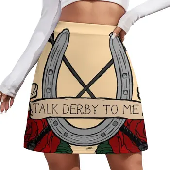 Поговори со Мной о Дерби Мини-юбка экстремальное мини-платье в корейском стиле