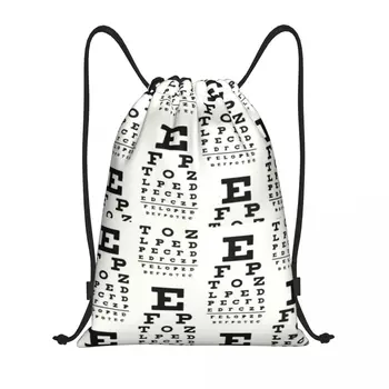 Рюкзак Opticians Eye Chart на шнурке, спортивная спортивная сумка для женщин, мужской рюкзак для покупок