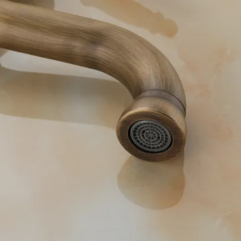 Vidric античный латунный смеситель для ванной комнаты горячей и холодной воды смеситель для раковины с одной ручкой и одним отверстием смеситель для раковины torneira