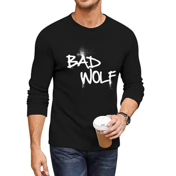 Новая длинная футболка Bad Wolf, топы, дизайнерская футболка с аниме, мужская