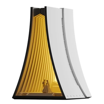 Маленький ночник в церкви Лу Сийи, дизайнерский атмосферный светильник, сопутствующий настольный светильник, свадебные подарки