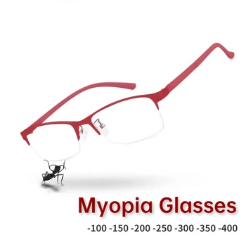 Женские очки для близорукости, Женская оправа с голубым светом, Очки по рецепту, Мужские Готовые очки От -1,0 до -4,0