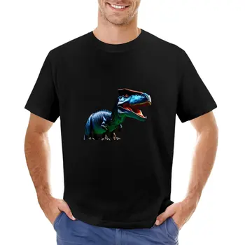Динозавр для вашей футболки мужская одежда мужские однотонные футболки
