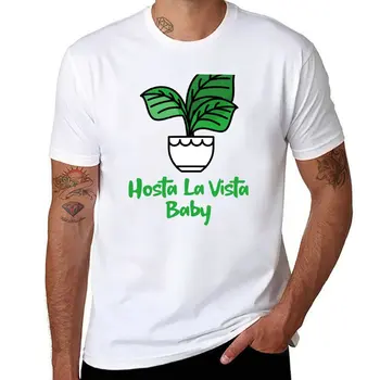 Новая футболка Hosta La Vista Baby, Hosta, Funny Gardening, Garden Humor, футболки больших размеров, Мужская футболка