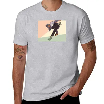 Новая футболка Kaeya Parkour Genshin Impact, забавные футболки, футболки для мальчиков, блузка, винтажная футболка, футболки для мужчин