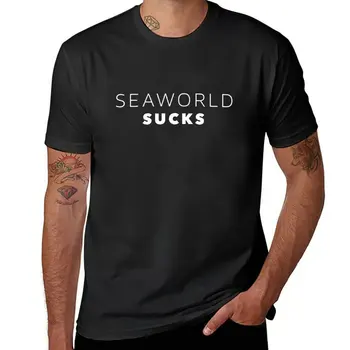 Новая футболка SeaWorld sucks, летняя футболка с графическим рисунком, короткие футболки для мужчин