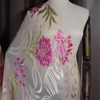 Осенняя тонкая поношенная шелковая дышащая бархатная ткань, высококачественное женское платье ручной работы, дизайнерский метр атласа из шелковой ткани тутового цвета 