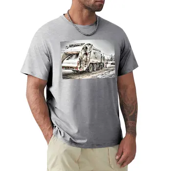 Футболка NYC Sanitation DSNY, негабаритная футболка для мальчиков, белые футболки, забавные футболки, футболки для мужчин, хлопок