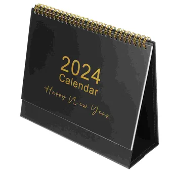 Украшения офисного стола Подставка-подставка для дома, декоративный Маленький офисный рабочий стол, Милый Бумажный Чистый календарь на 2024 год