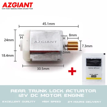Двигатель AZGIANT 12 В постоянного тока, Привод замка заднего багажника, Ремонт и замена для Fiat 500L 500 2009-2017