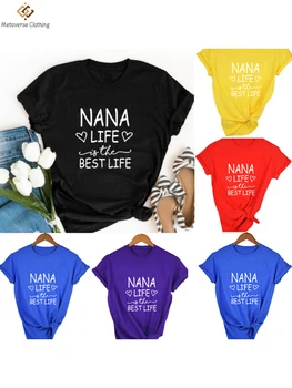 Женские футболки NANA Life Is The Best Life С буквенным принтом 
