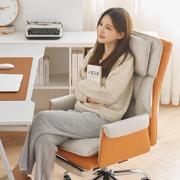 Вращающиеся настольные стулья Эргономичный Индивидуальный Переносной Напольный Дизайнерский офисный стул Lazy Sillas Gamer Мебель для офисов MQ50BG