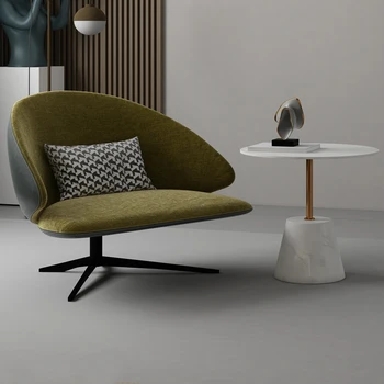 Роскошный диван и кресло в скандинавском стиле, зона приема гостей, офис продаж, кресло для отдыха, Приемный стол и сочетание стульев