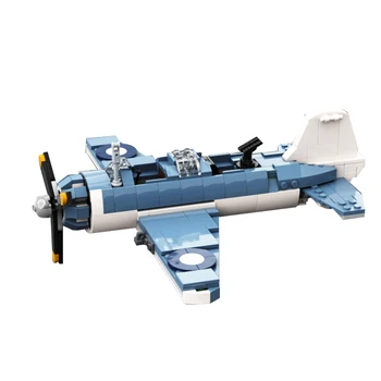 Строительные блоки пикирующего бомбардировщика MOC времен Второй мировой войны, кирпичи для бомбардировочного самолета Moc, мини-модель самолета, игрушки для мальчиков, подарок для детей