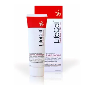 LifeCell Treatment Ультраконцентрированный Антивозрастной Крем Для лица Глубокое Увлажнение Удаление морщин Контроль Масла Уход за кожей South Beach