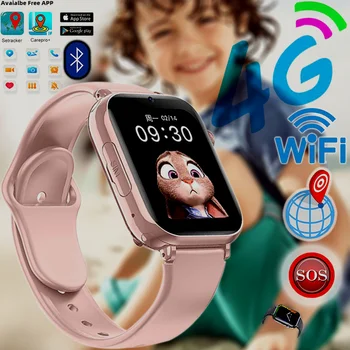 4G Sim-карта, детские умные часы, Bluetooth, WIFI, часы для видеочата с WeChat, GPS-трекер, часы с дистанционным мониторингом для ребенка, пригодные для носки.