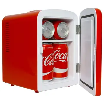 Мини-холодильник на 6 банок, портативный 4-литровый мини-холодильник для путешествий, компактный холодильник