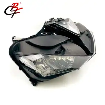 Мотоцикл CBF черная пластиковая передняя фара в сборе для YAMAHA YZF R15 детали мотоцикла элемент фары